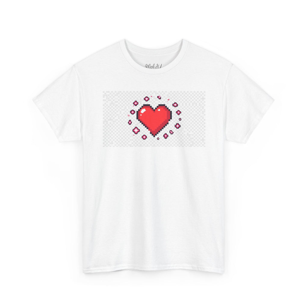 Pixel Heart Tee — Retro 8‑Bit Heart Graphic T-Shirt