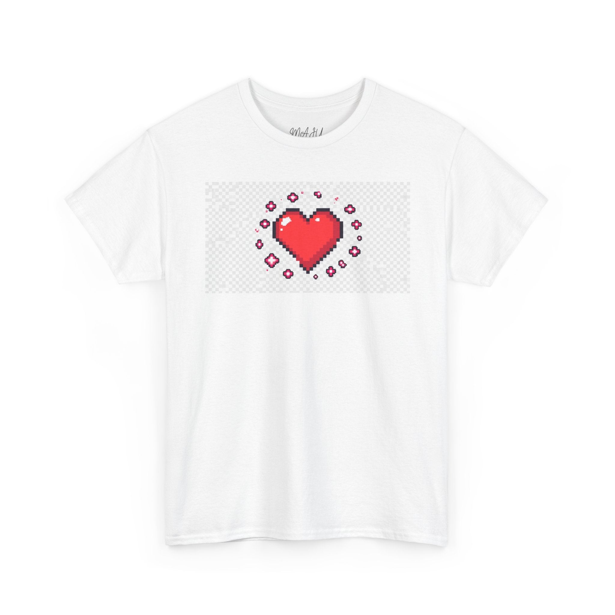 Pixel Heart Tee — Retro 8‑Bit Heart Graphic T-Shirt