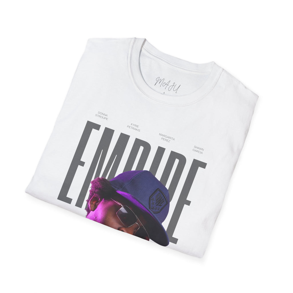 Empire of Shadows Graphic Tee — Retro Hip-Hop Portrait T-Shirt