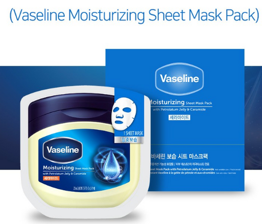 Vaseline Hydrating Sheet Mask – 10 Sheets